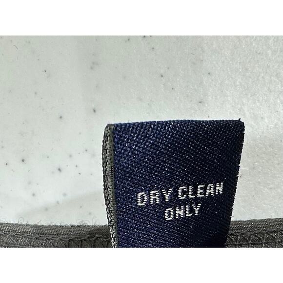 American Eagle Shift Dress Sz 8 (XS) Gray Wool Blend Zip Slits Notch Neck Lined - Picture 4 of 8